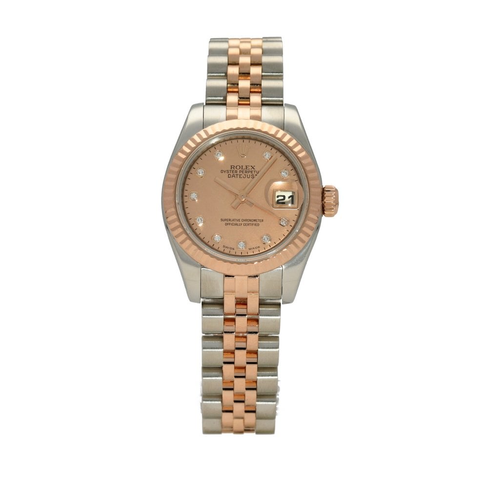 Datejust 179171 - Rose Gold & Steel - Diamond Dial - 2006