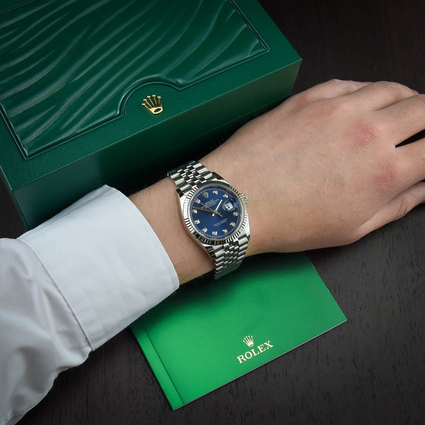 Datejust 126234 - Blue Diamond Dial - 2021