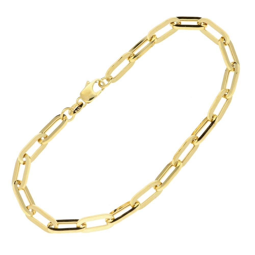9ct Yellow Gold Hollow Bracelet