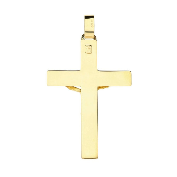 Gents 9ct Yellow Gold Crucifix - 4.7g