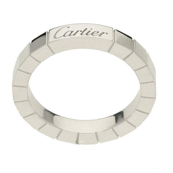18ct White Gold Cartier Lanières Ring - Size K - 6.2g