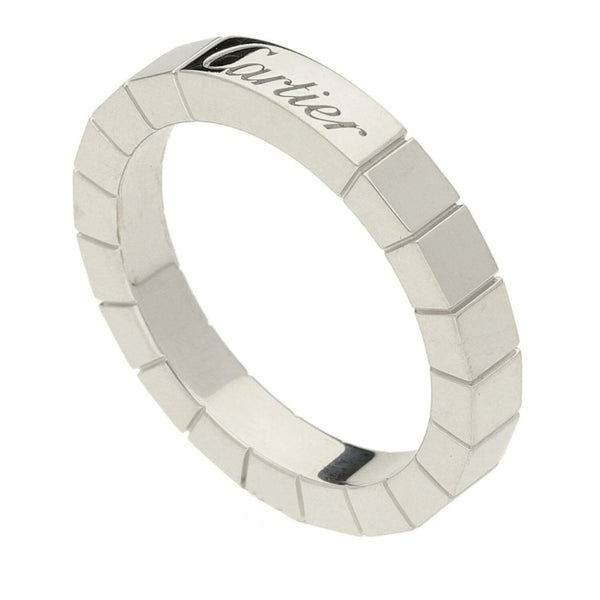 18ct White Gold Cartier Lanières Ring - Size K - 6.2g
