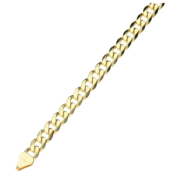 Ladies 9ct Yellow Gold Curb Bracelet