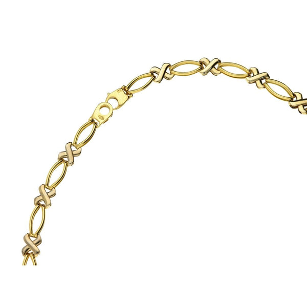 Ladies 18ct Yellow & White Gold Fancy Necklace