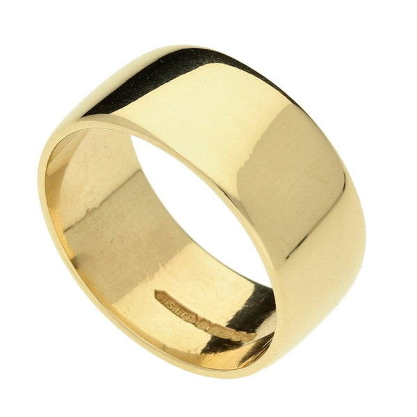 Mens 9ct Yellow Gold Wedding Ring - Size T