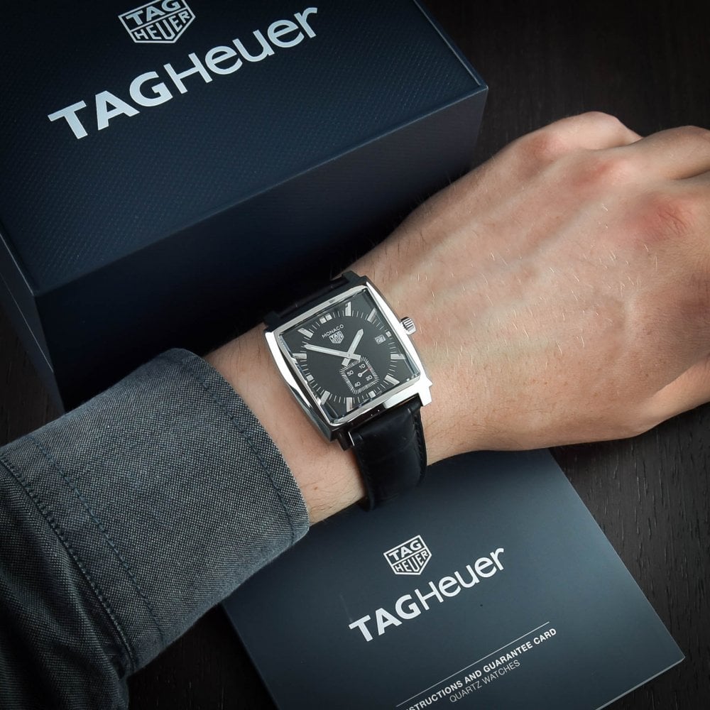Monaco WAW131A - Mens Watch - Black Dial - 2018