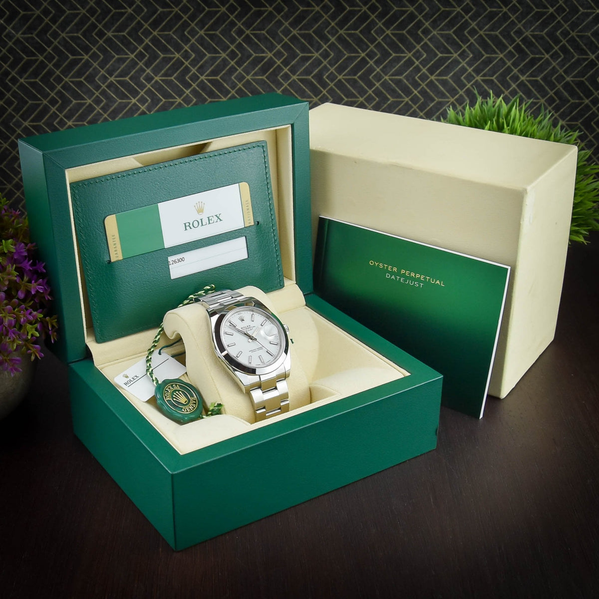 Datejust 41 126300 - Mens Watch - White Dial - 2018