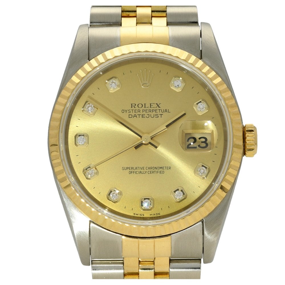 Datejust 16233 - Gents Watch - Diamond Dial - 1997