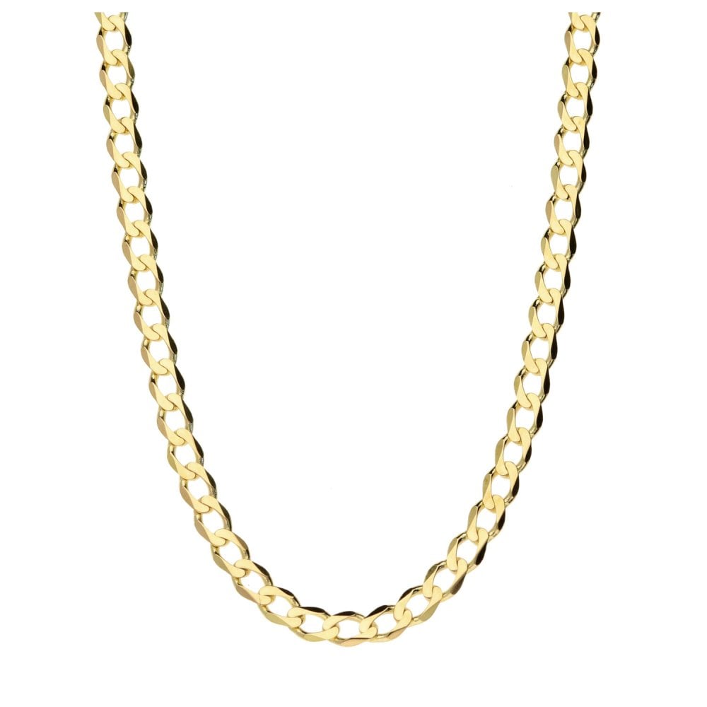 Ladies 9ct Yellow Gold Curb Chain - 18"
