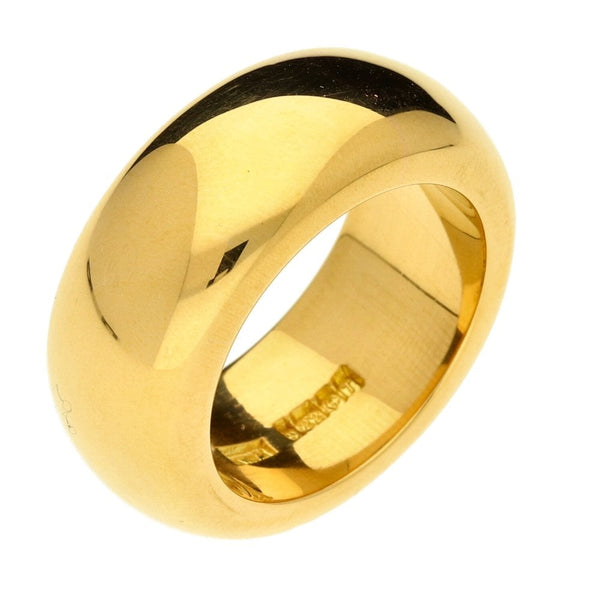 22ct Yellow Gold D-Shape Wedding Ring - 43.7g