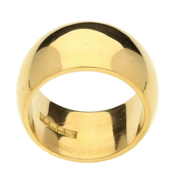 22ct Yellow Gold D-Shape Wedding Ring - 25.8g