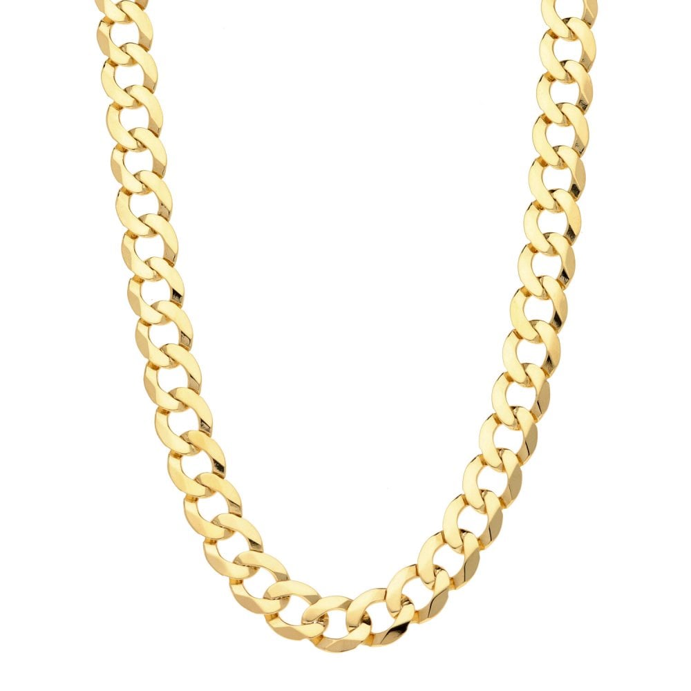 Ladies 9ct Yellow Gold 20" Curb Chain - 15.0g