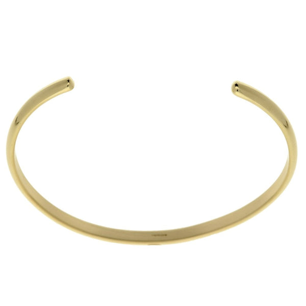 Mens 9ct Yellow Gold Torque Bangle - 15.9g