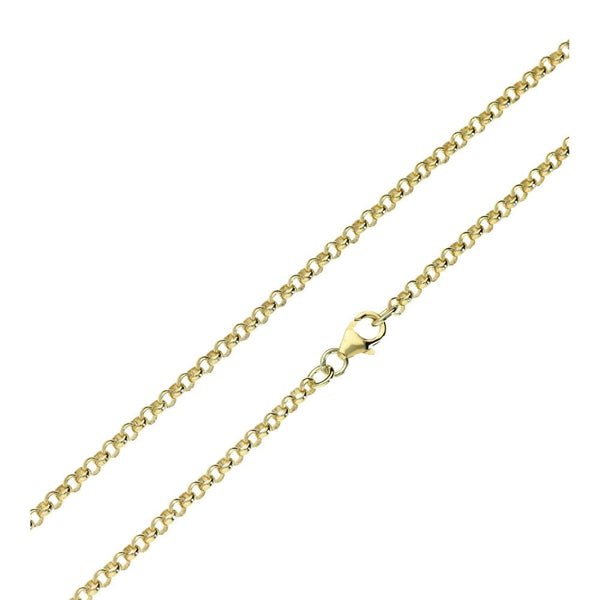 Ladies 9ct Yellow Gold 18" Belcher Chain - 7.4g