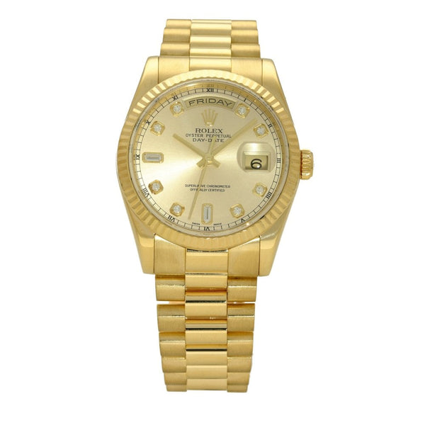 Day-Date 118238 - Gold Watch - Diamond Dial - 2003