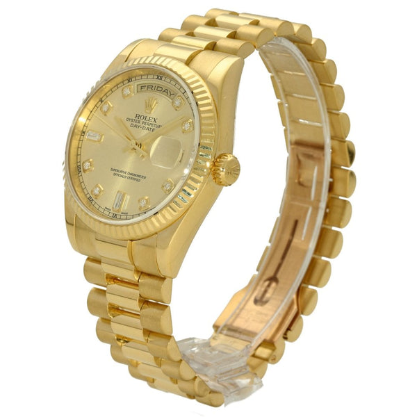 Day-Date 118238 - Gold Watch - Diamond Dial - 2003