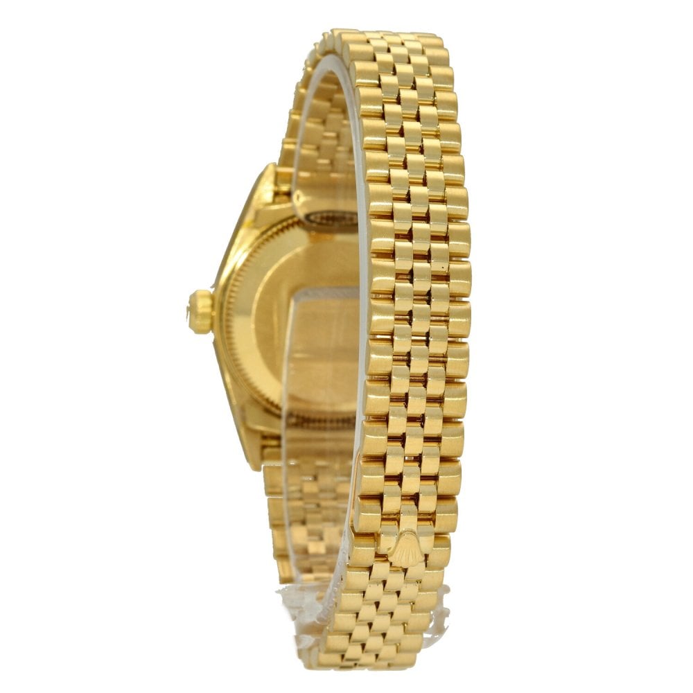 Oyster Perpetual 76198 - Ladies Gold Watch - Diamond Dial - 1999