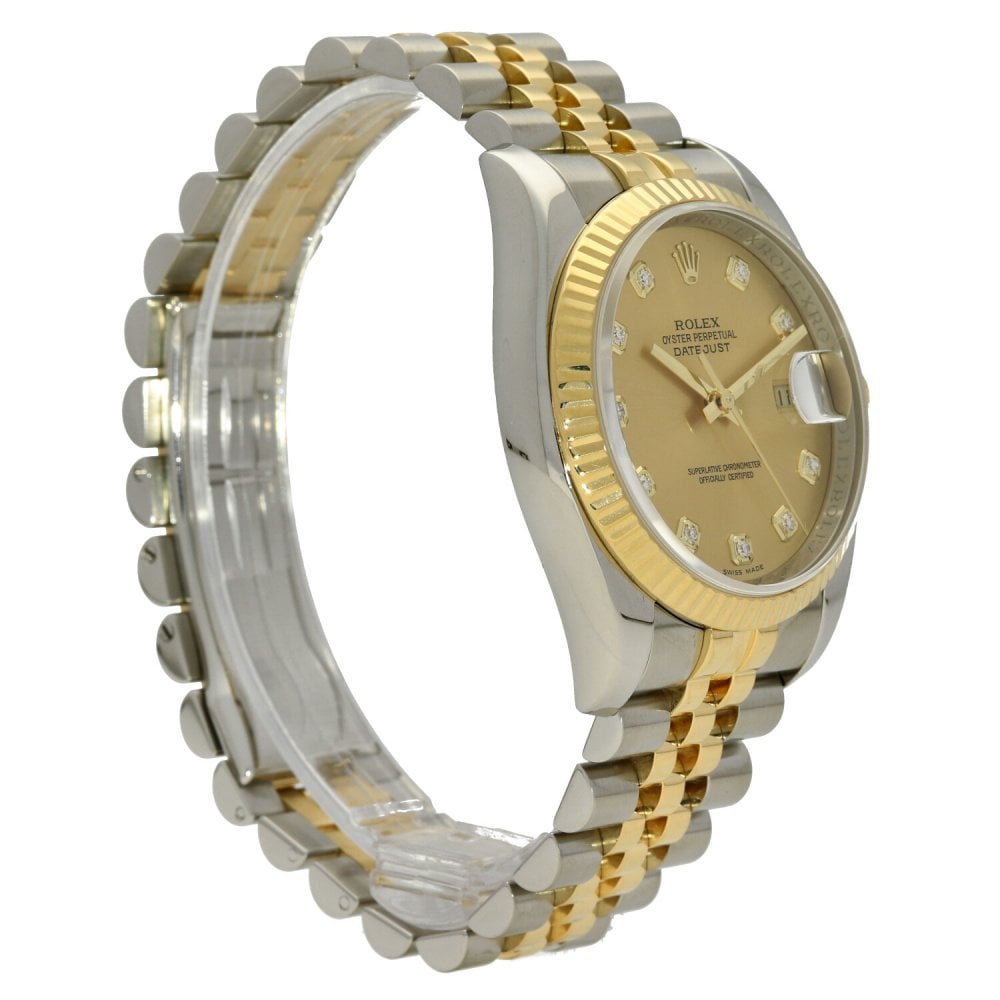 Datejust 116233 - Mens Watch - Diamond Dial - 2009