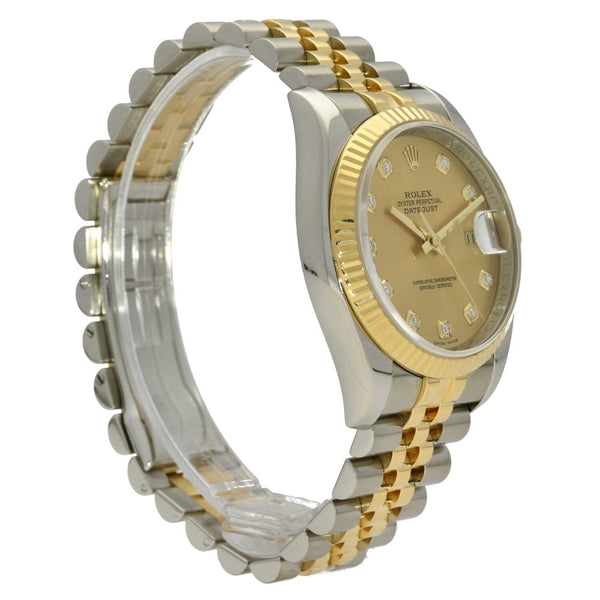 Datejust 116233 - Mens Watch - Diamond Dial - 2009