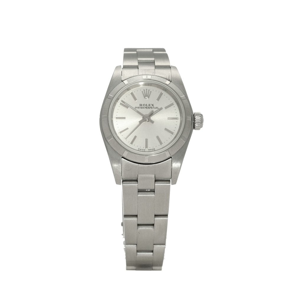 Oyster Perpetual 76030 - Ladies Watch - Silver Dial - 2003