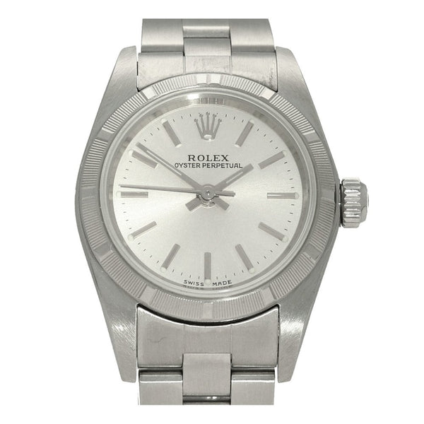 Oyster Perpetual 76030 - Ladies Watch - Silver Dial - 2003