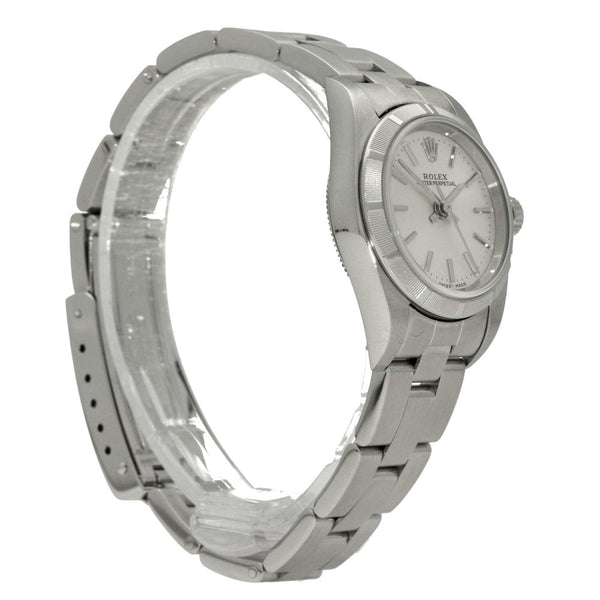 Oyster Perpetual 76030 - Ladies Watch - Silver Dial - 2003