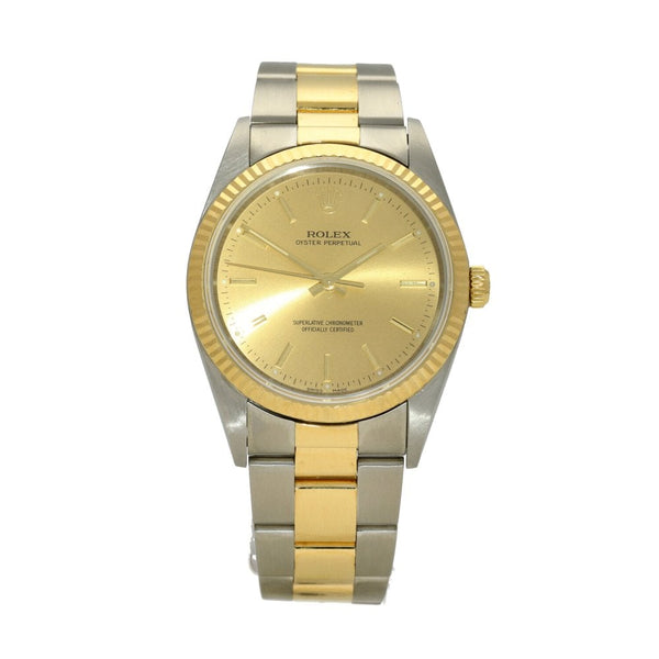 Oyster Perpetual 14233 - Mens Watch - Champagne Dial - 2001