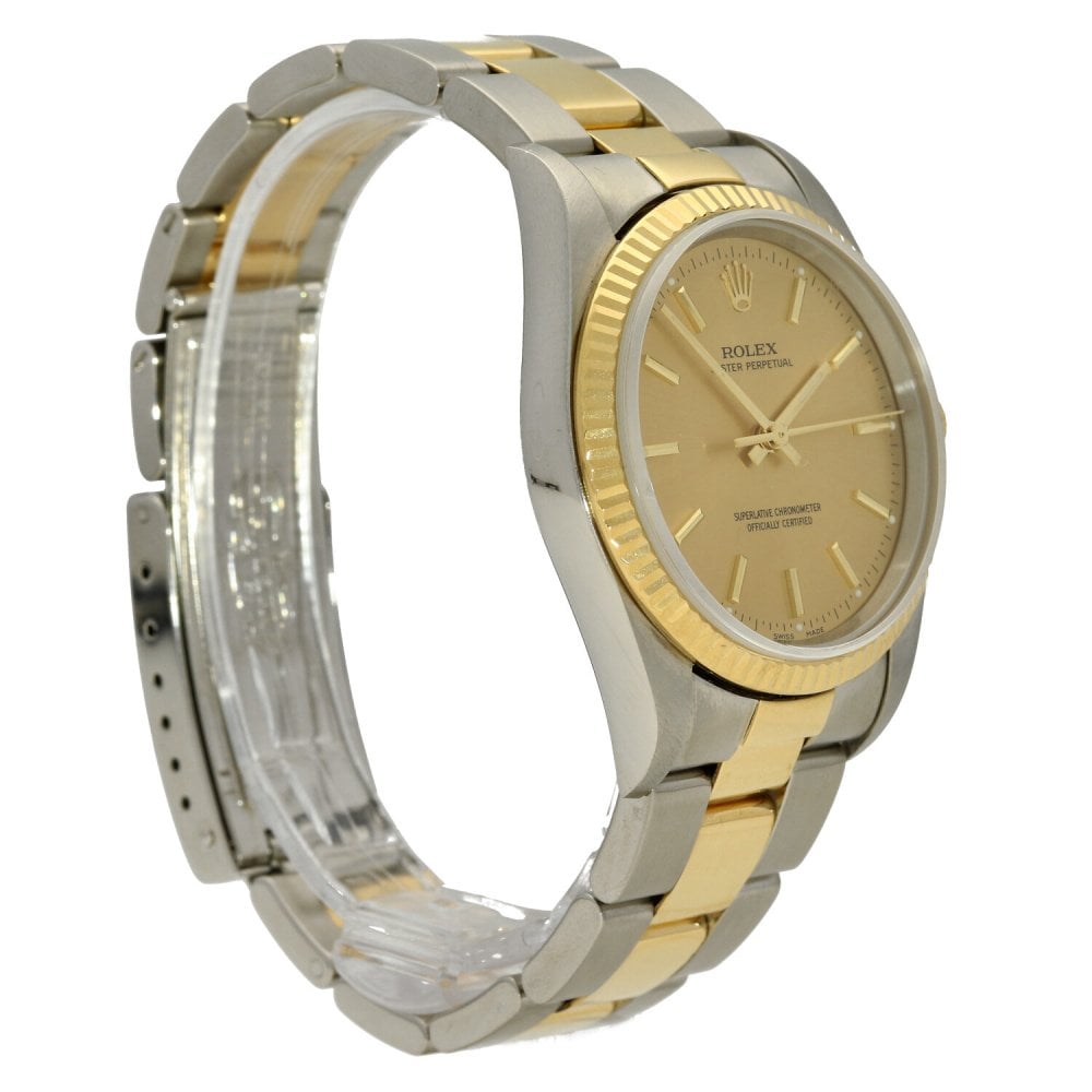 Oyster Perpetual 14233 - Mens Watch - Champagne Dial - 2001
