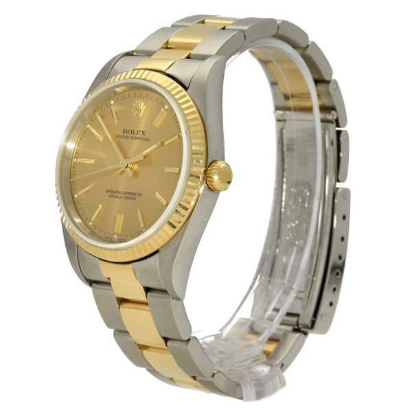 Oyster Perpetual 14233 - Mens Watch - Champagne Dial - 2001