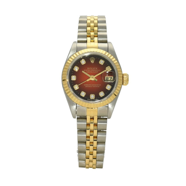 Datejust 69173 - Ladies Watch - Red Diamond Dial - 1998