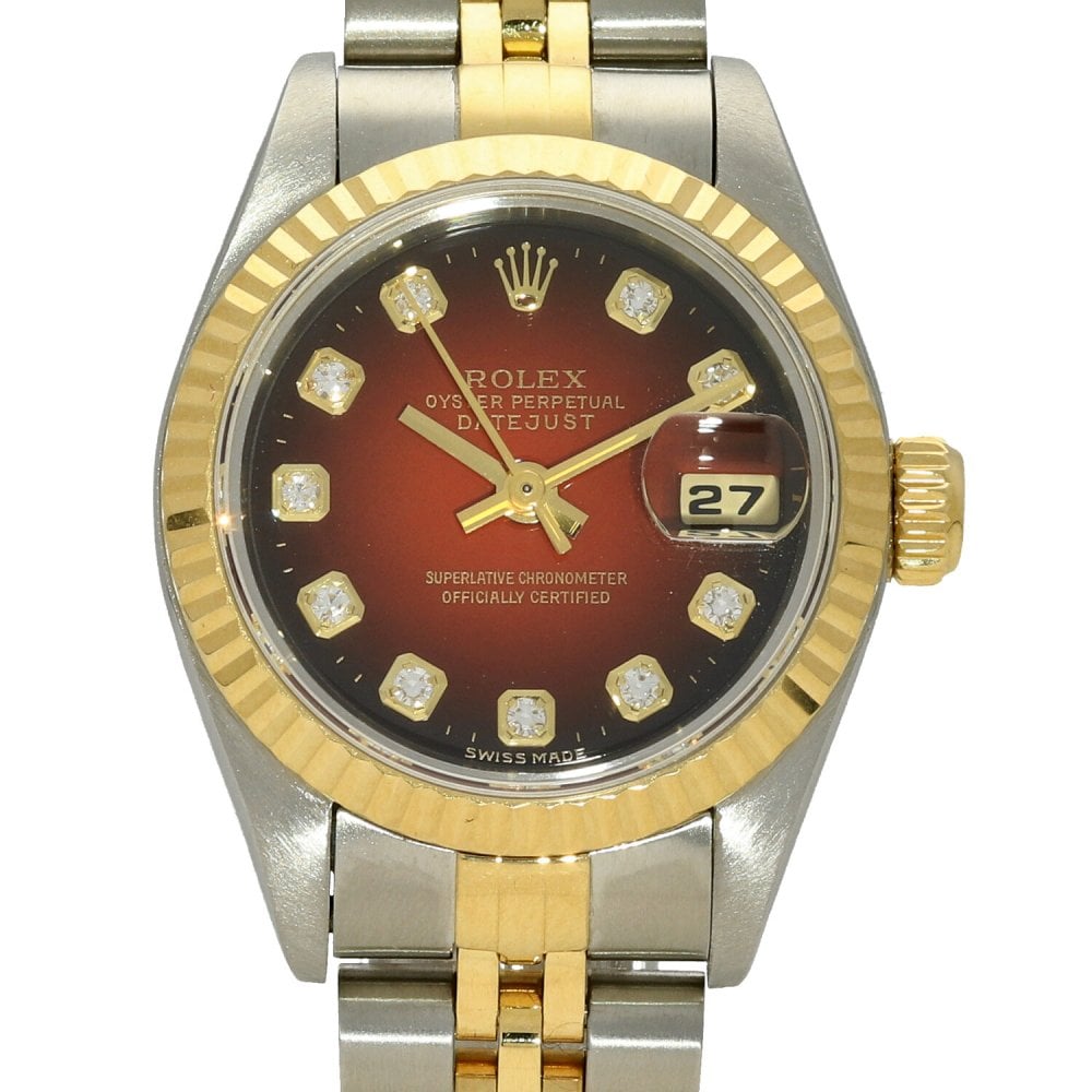 Datejust 69173 - Ladies Watch - Red Diamond Dial - 1998