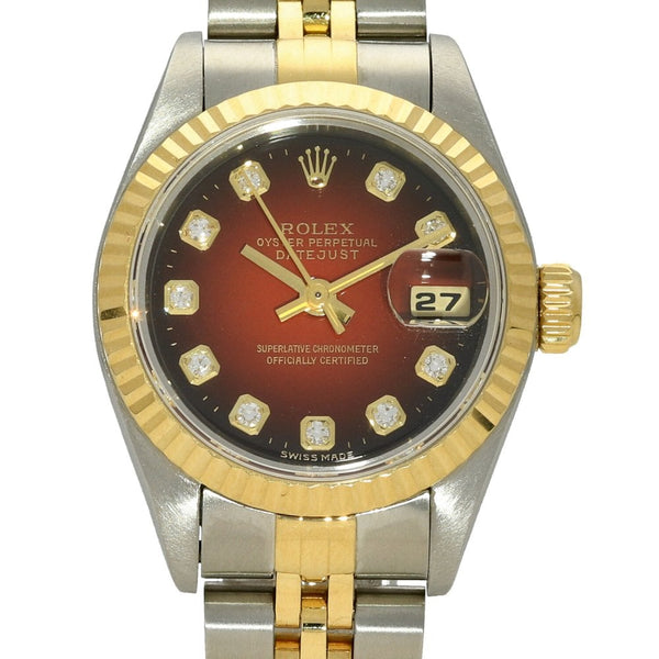 Datejust 69173 - Ladies Watch - Red Diamond Dial - 1998