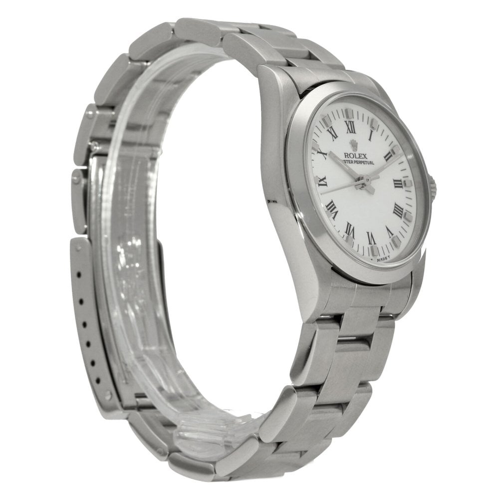 Oyster Perpetual 67480 - Midsize Watch - White Dial - 1994
