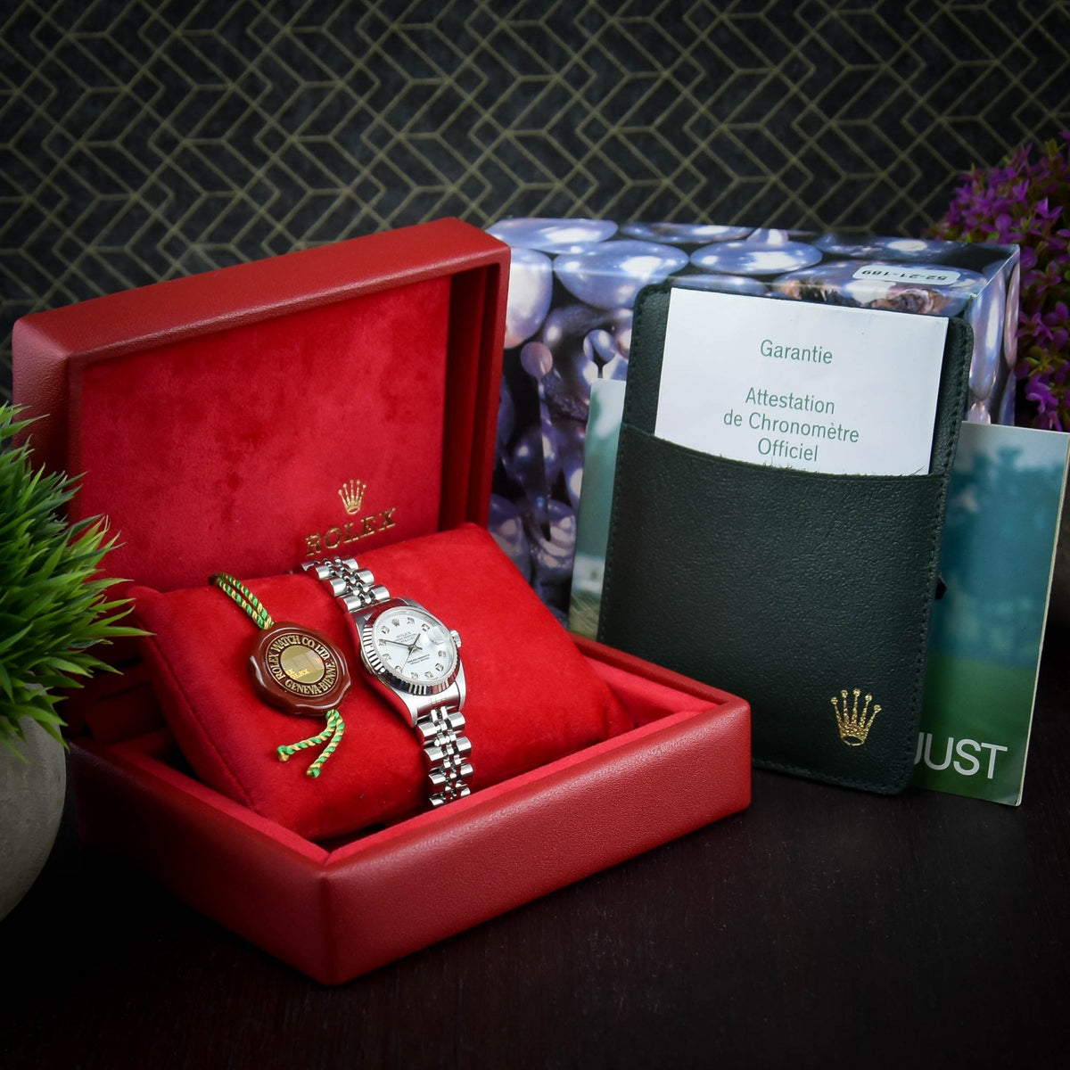 Datejust 79174 - Ladies Watch - White Diamond Dial - 2004