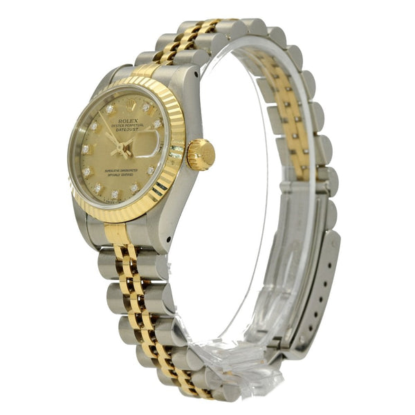 Datejust 69173 - Ladies Watch - Champagne Diamond Dial - 1994