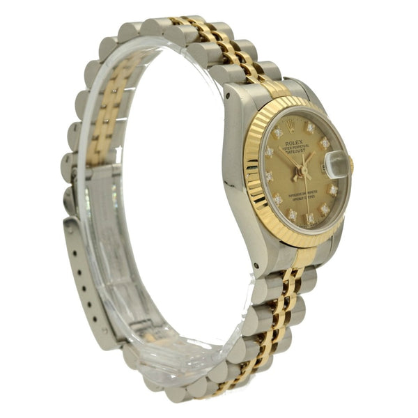 Datejust 69173 - Ladies Watch - Champagne Diamond Dial - 1992