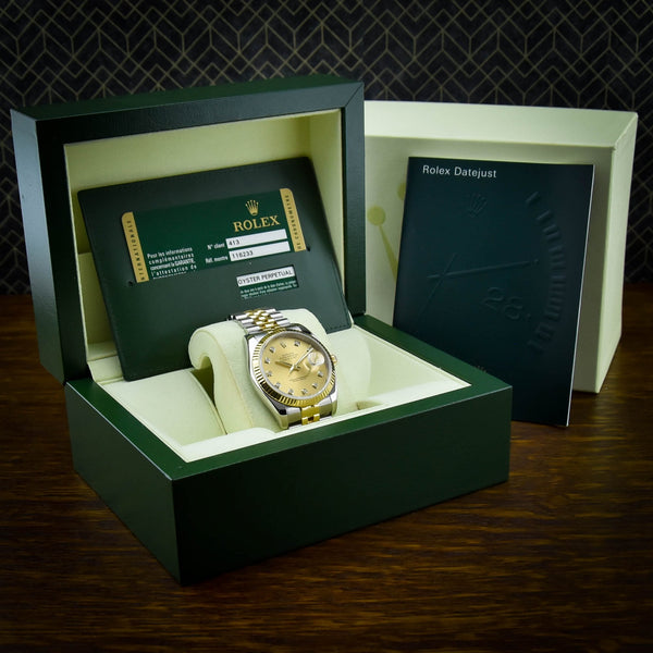 Datejust 116233 - Mens Watch - Diamond Dial - 2009