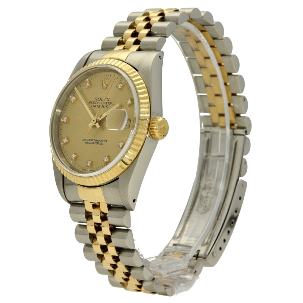 Datejust 16233 - Gents Watch - Champagne Dial - 1989