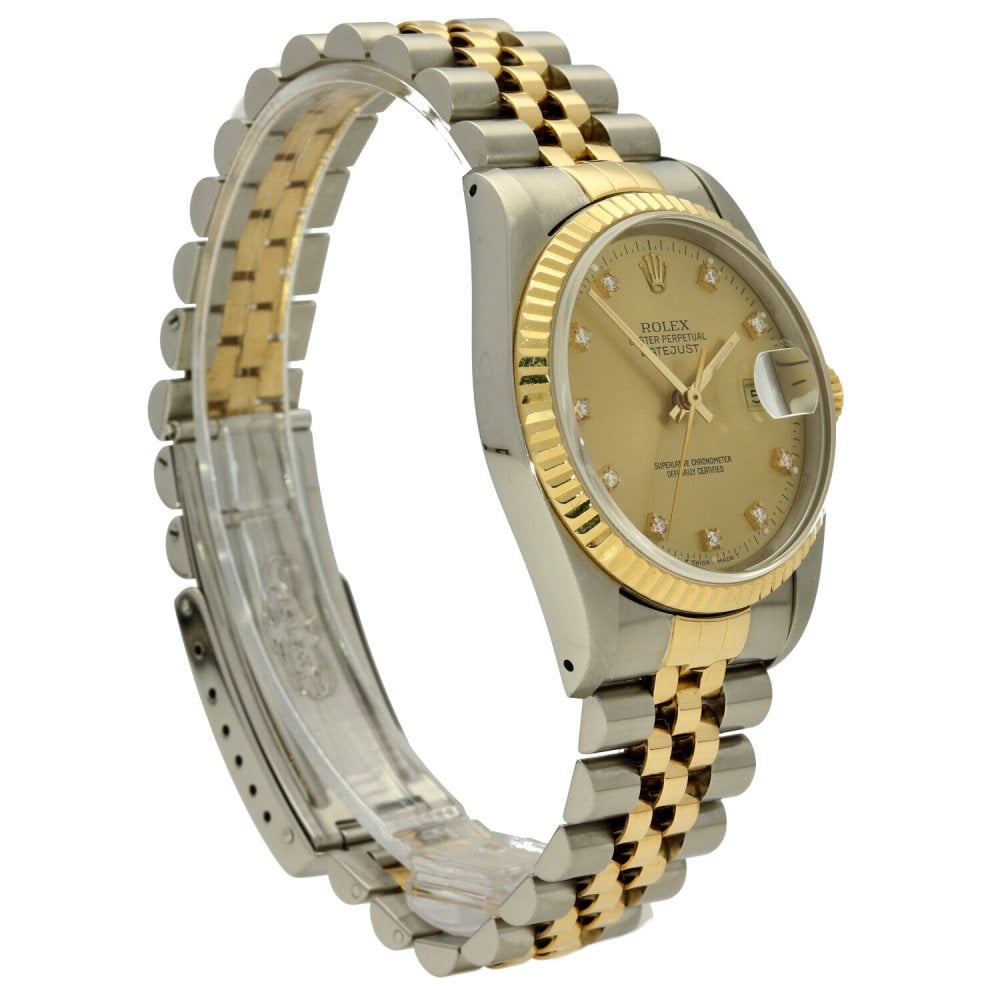 Datejust 16233 - Gents Watch - Champagne Dial - 1989
