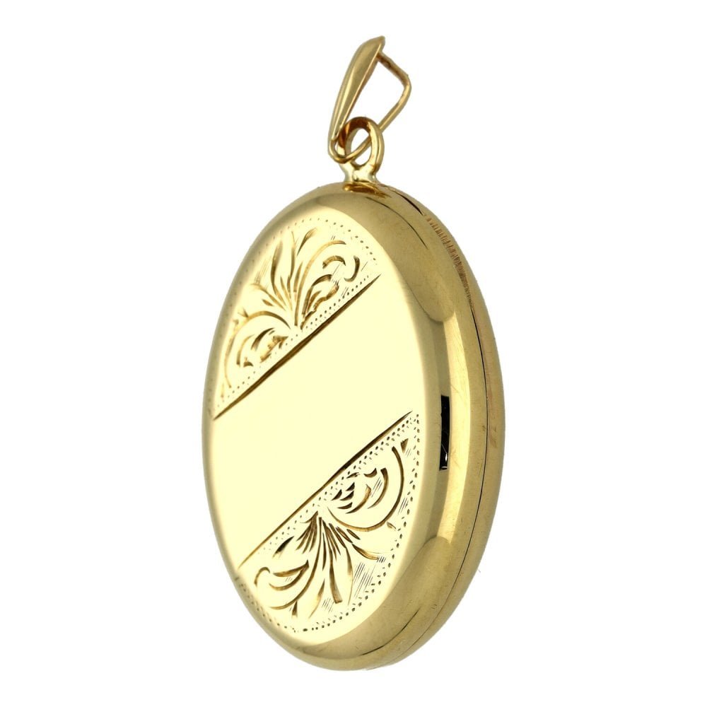 9ct Yellow Gold Locket Pendant - 20mm x 29mm - 4.5g
