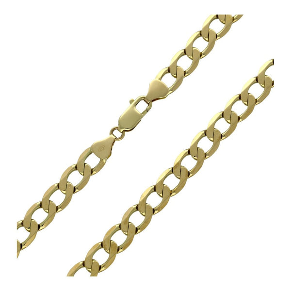 9ct Yellow Gold Curb Chain - 20" - 29.7g