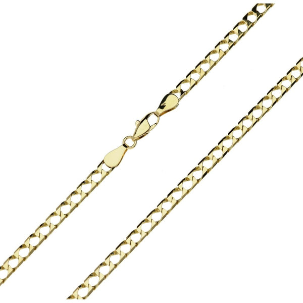 9ct Yellow Gold Curb Chain - 20"