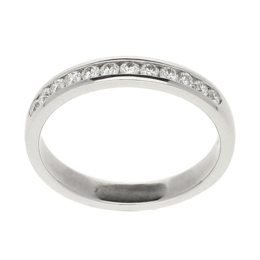0.25ct Platinum and Diamond Eternity Ring - Size I