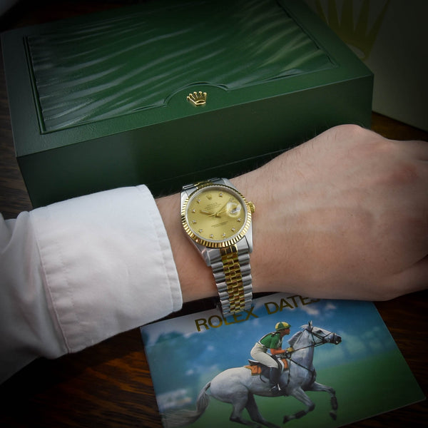 Datejust 16233 - Gents Watch - Champagne Dial - 1989
