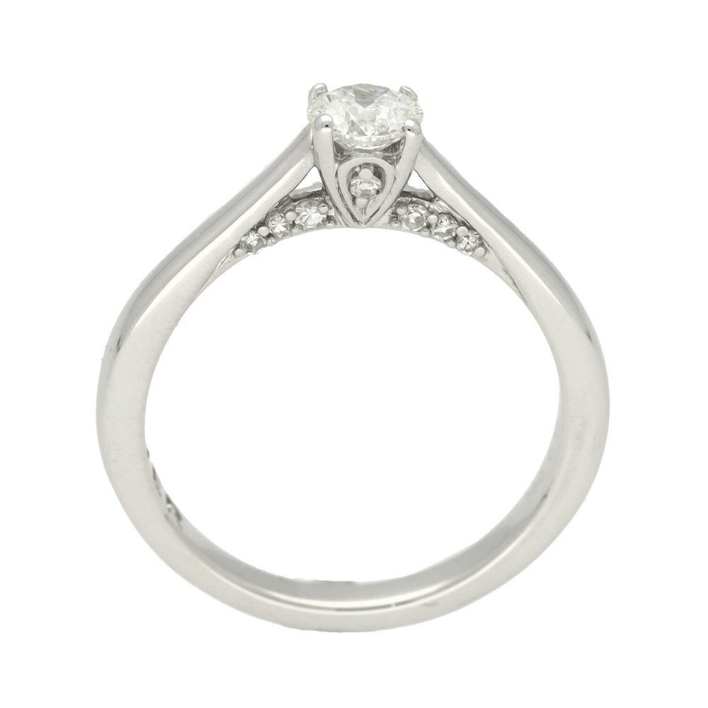 18ct White Gold Forever Diamond Ring - 0.45ct