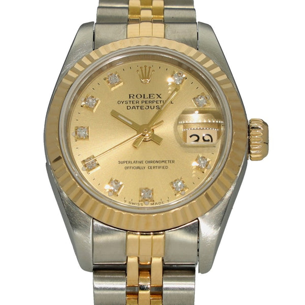 Datejust 69173 - Champagne Diamond Dial - 1990