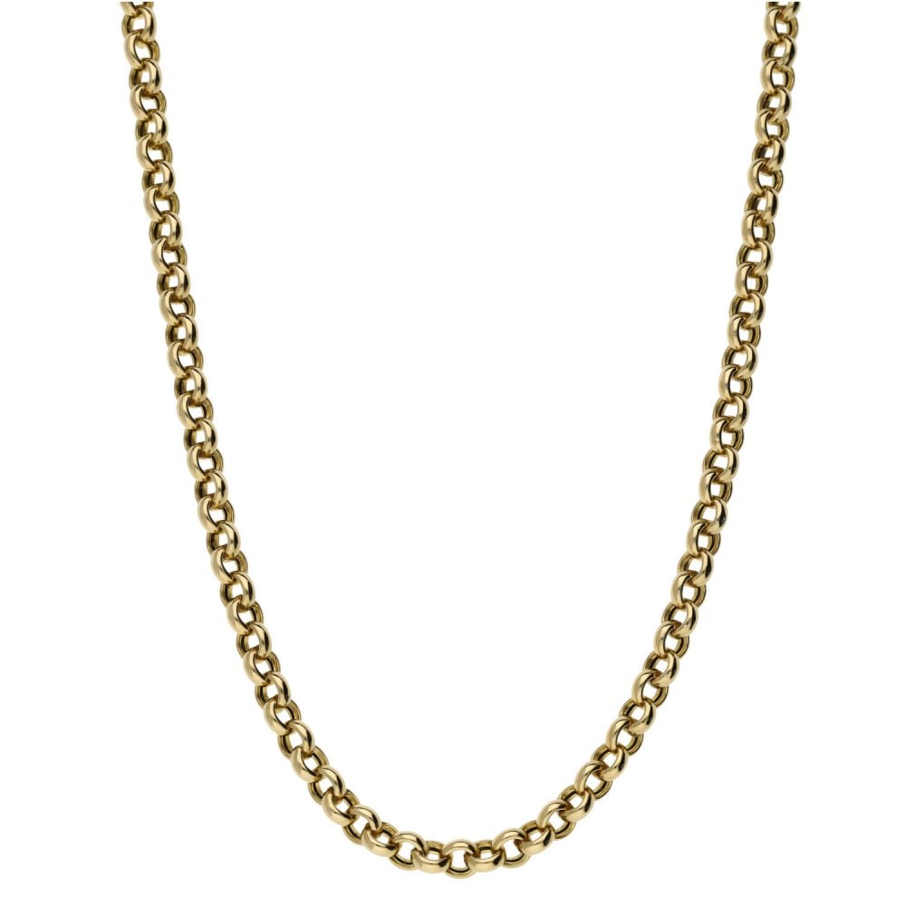 Ladies 9ct Yellow Gold 18" Belcher Chain - 7.6g