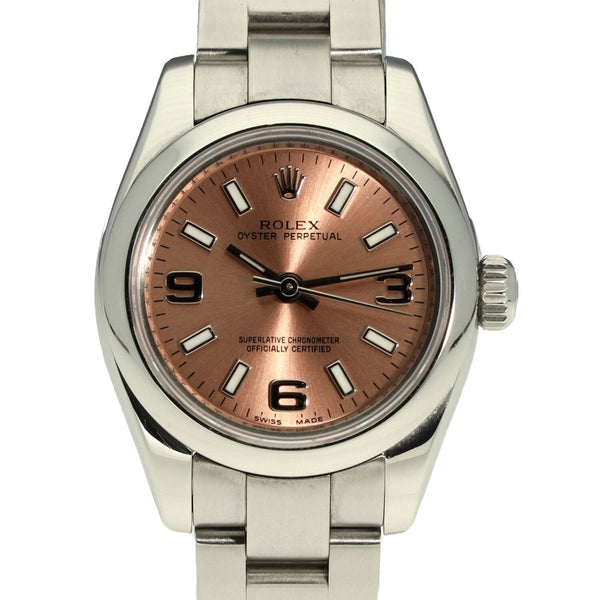 Oyster Perpetual 176200 - Pink Dial - 2008