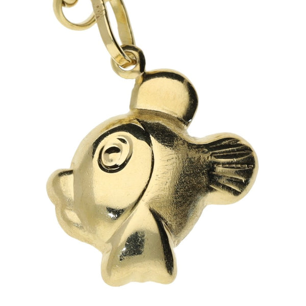 14ct Multi-Tone Gold Charm Bracelet - 7" - 13.7g