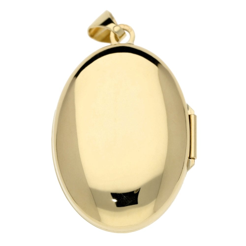 9ct Yellow Gold Locket Pendant - 19mm x 26mm - 3.3g